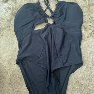 Black Halter Swimsuit